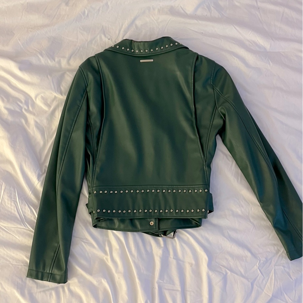 Armani Exchange Faux Leather Jacket - Picture 2 of 6